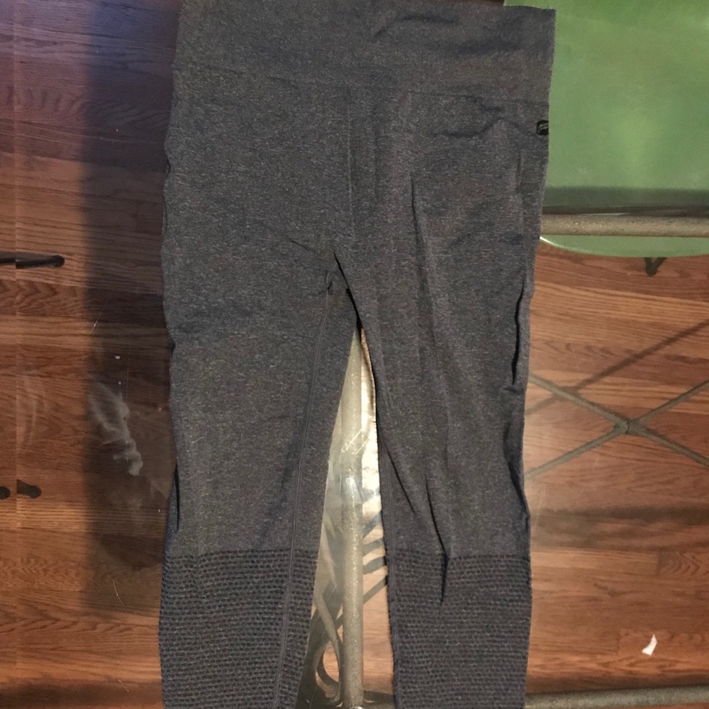 Fabletics Seamless, Mesh Bottom Leggings